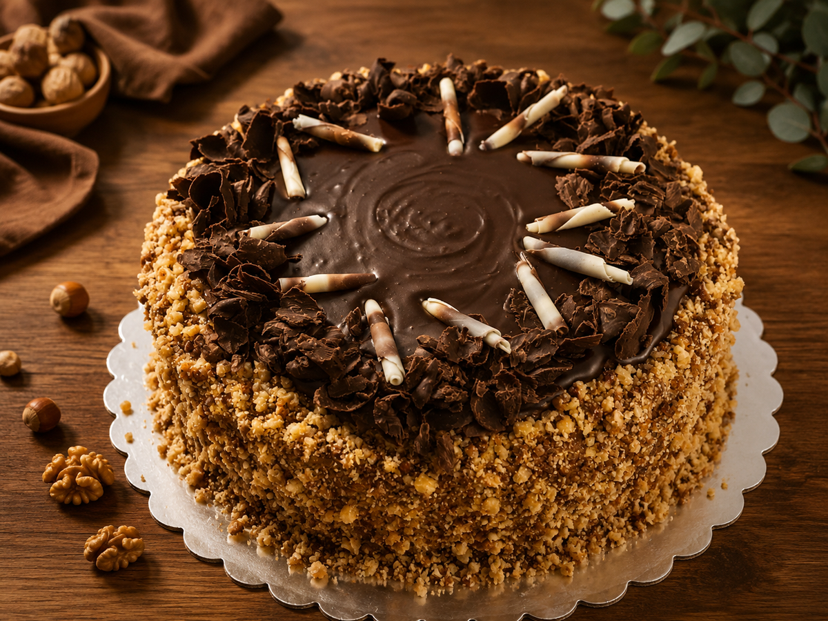 Chocolate Walnut Cake