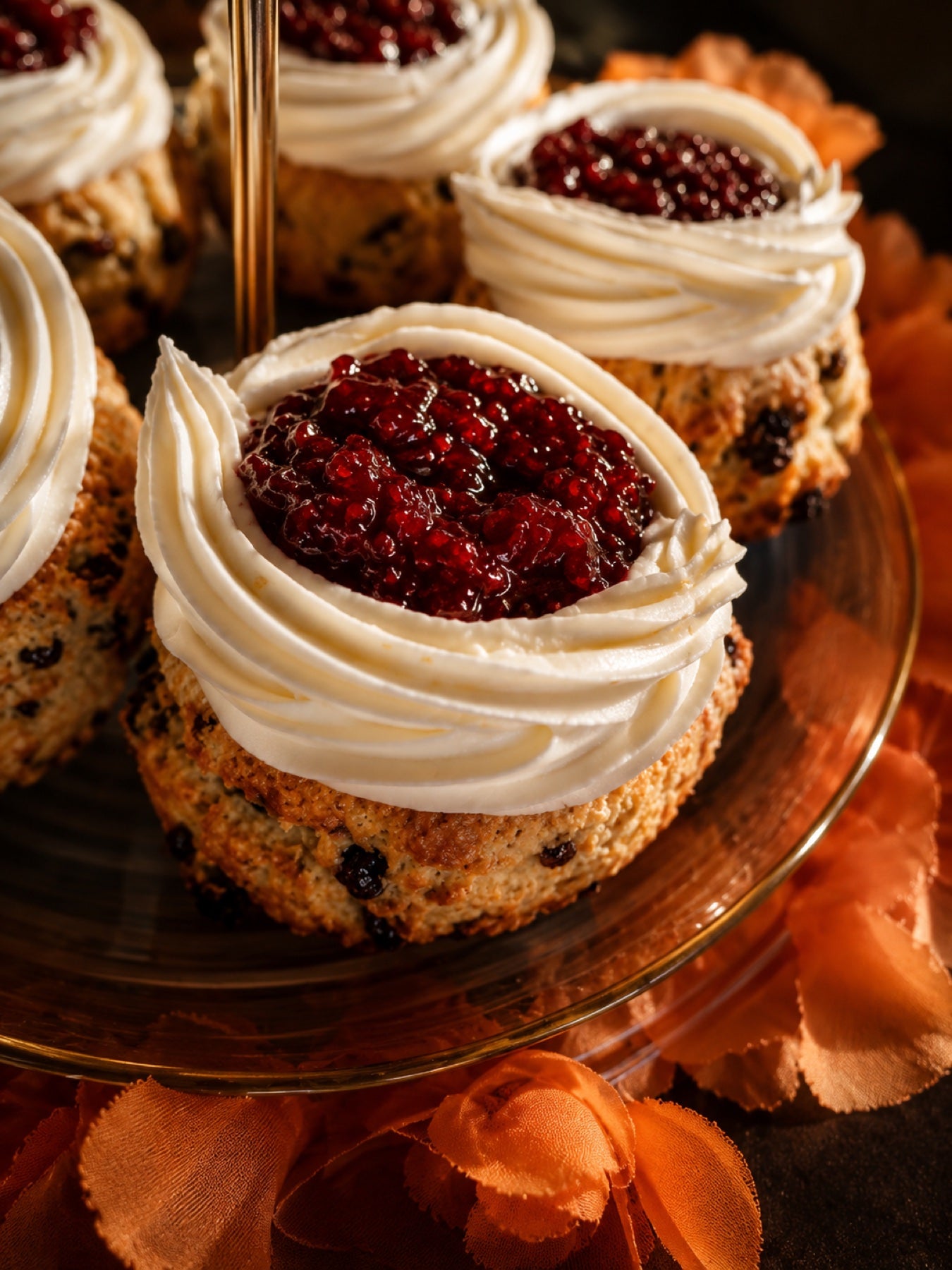 Handmade Scones with Jam and Clotted Cream